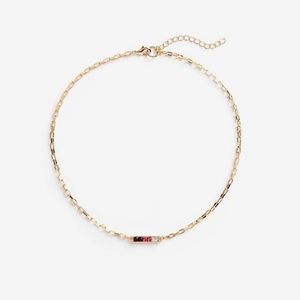 Summer & Sage LTD Ombre Crystal Necklace